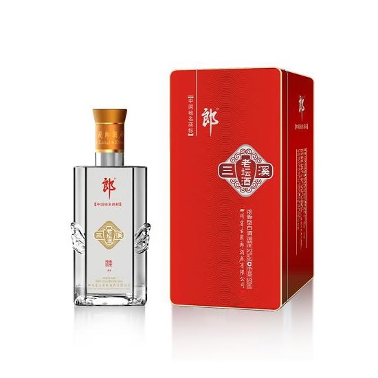 AAAA级52&deg;500ML铁盒红花郎酒